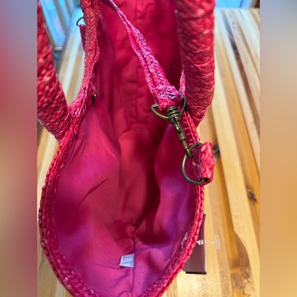 Pink Woven Tote Bag - Picture 3 of 5